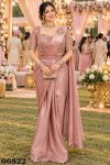 NAYSA By Mrudangi Satin Crush Designer Readymade Saree 